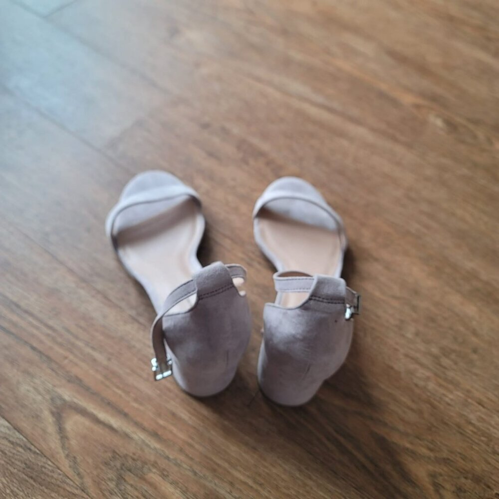 Call It Spring Suede Ankle Block Heel Sandals - image 2